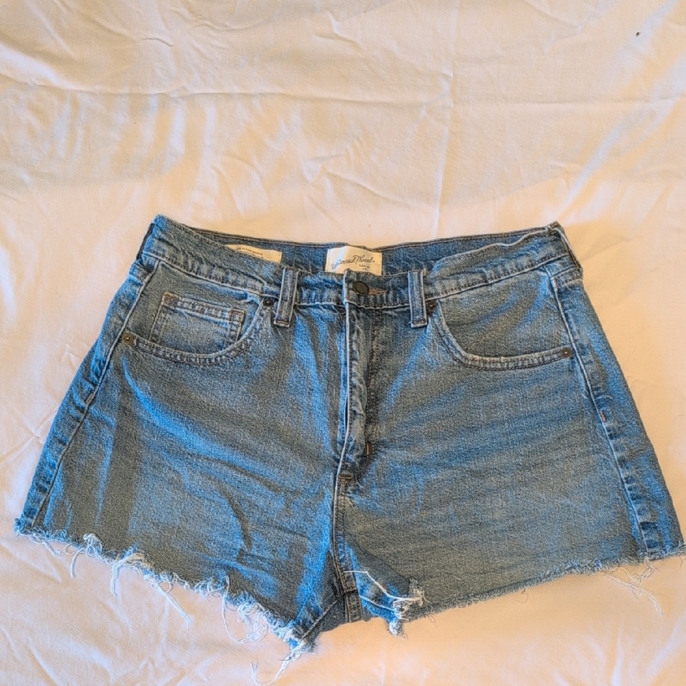 Universal Thread Light Blue Jean Shorts 90s Cutoff